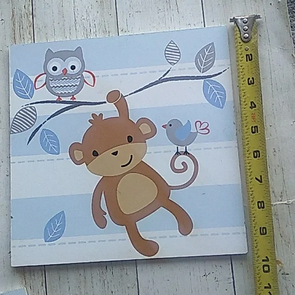 Kids room monkey wall Art - Picture 4 of 6